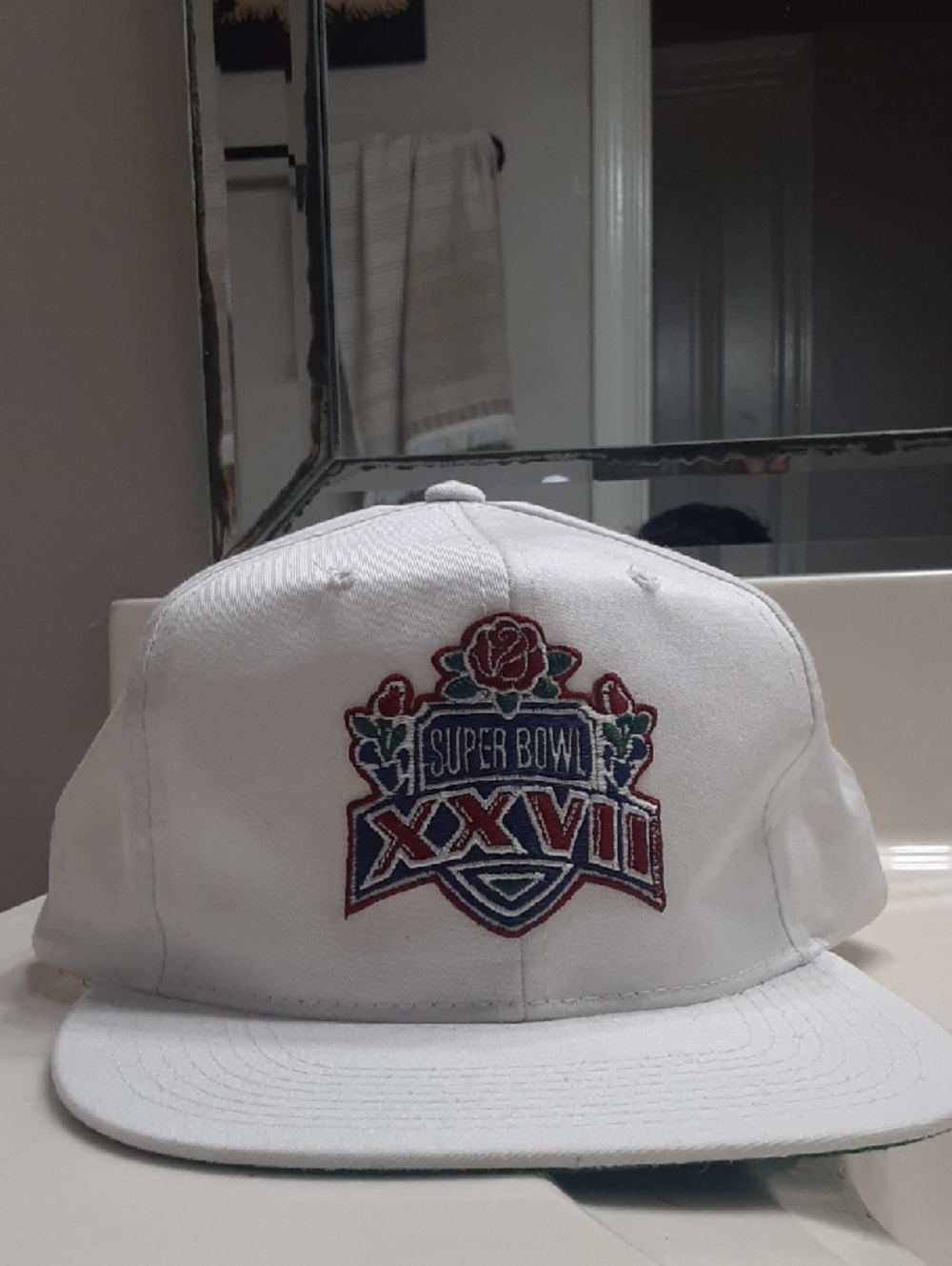 Vintage 1993 Superbowl XXVII White Hat